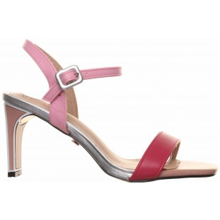 Una Healy Pink Multi Barely There Sandal