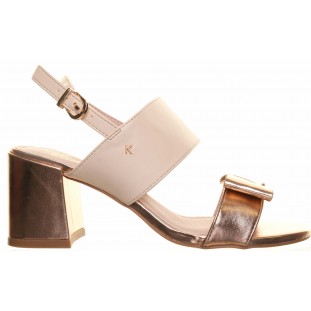 Kate Appleby Gold Wide Bow Sandal
