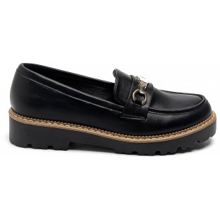 Black Snaffle Bar Casual Loafer