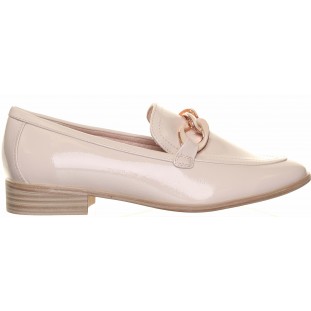 Marco Tozzi Beige Link Trim Slim Loafer