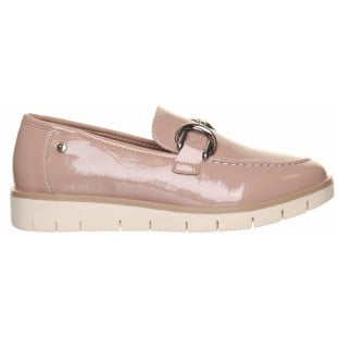 Patrizio Como Taupe Trim Low Wedge Loafer