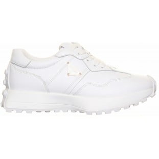 Kate Appleby White Side Trim Dimple Sole Trainer