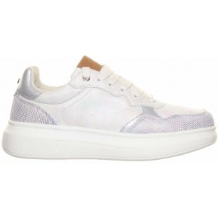 Tommy Bowe Beige Panel Laced Trainer