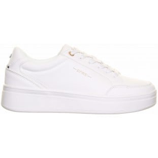 Tommy Bowe White Mid Sole Laced Trainer