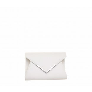 White Flap Over Clutch