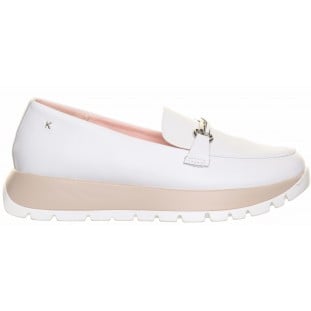 Kate Appleby White Trim Low Wedge Loafer