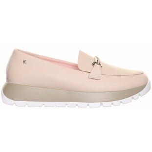 Kate Appleby Cream Trim Low Wedge Loafer