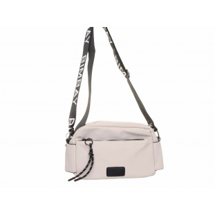 Cream Trendy Crossbody Bag