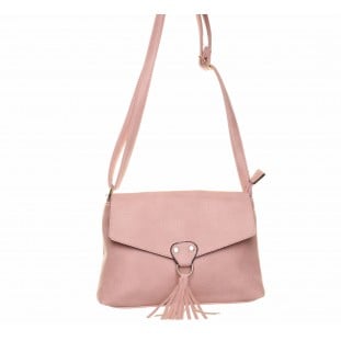 Pink Tassle Hand Bag