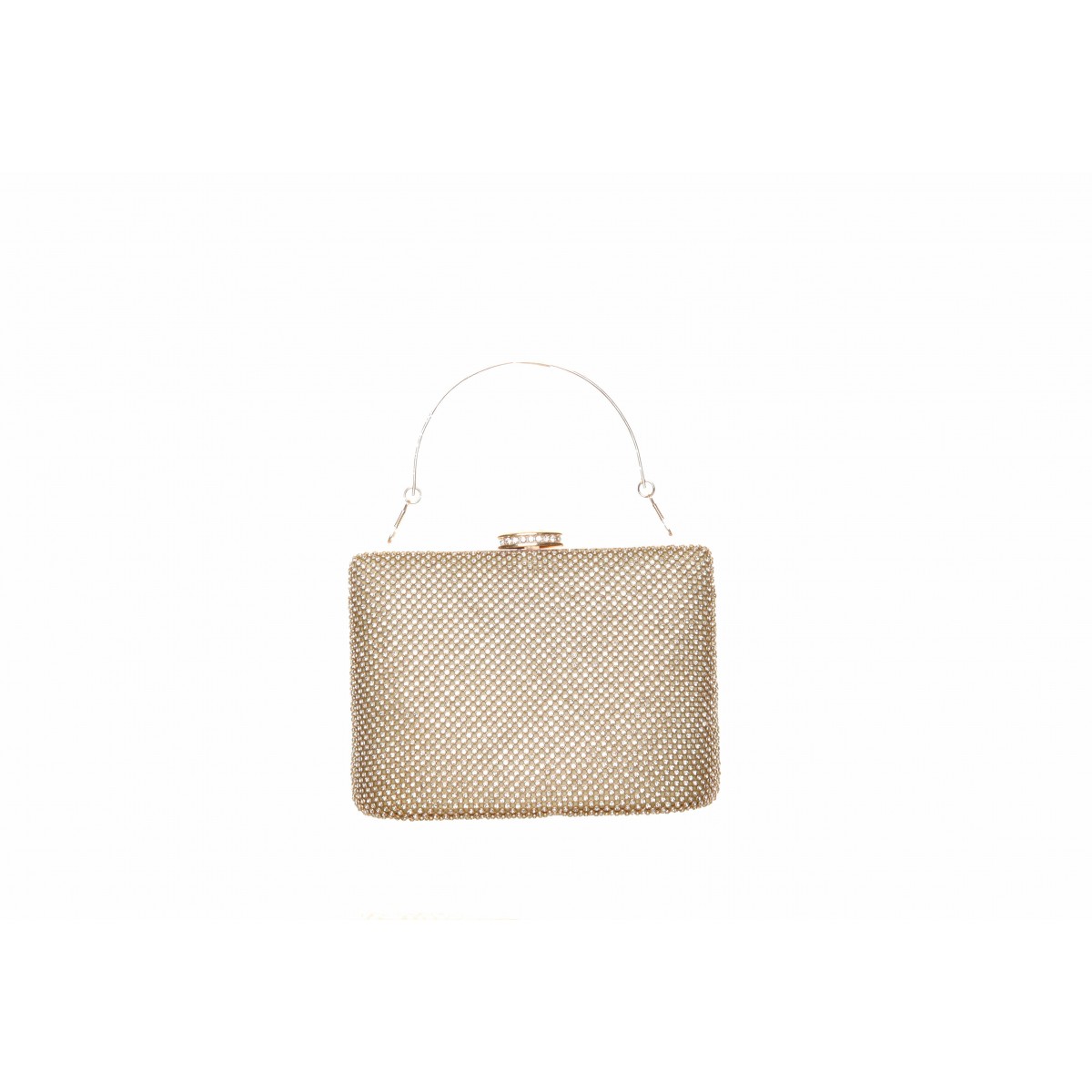 Gold Diamante Dress Bag