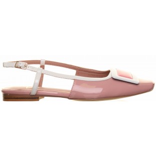 Una Healy Pink Flat Sling Back
