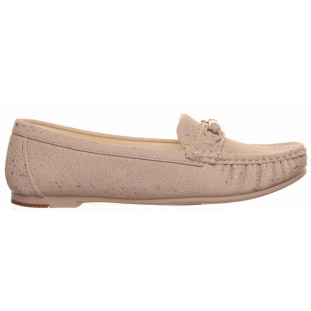 Bella Beige Bar Trim Comfort Moccasin