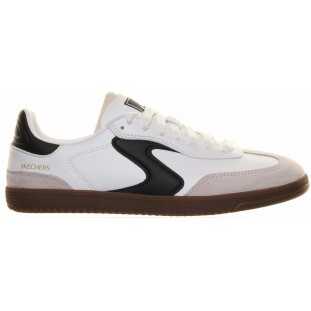 Skechers White Black Hotshot Kick Off