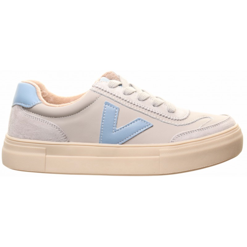  Drilleys Taupe V Stripe Trainer 