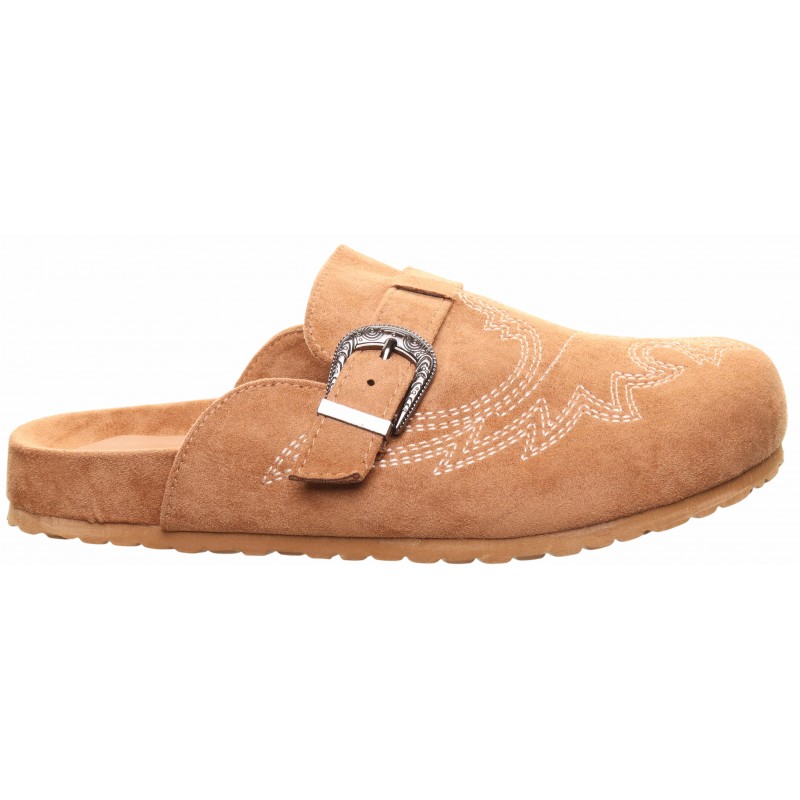 Camel Stitched Detail Mule