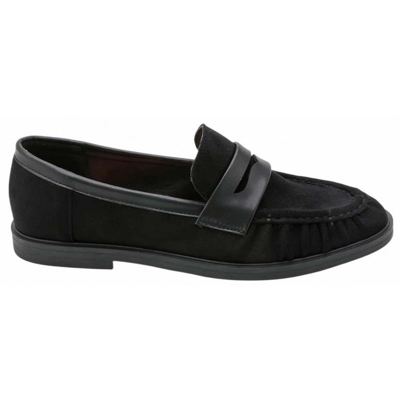 Black Flat Loafers
