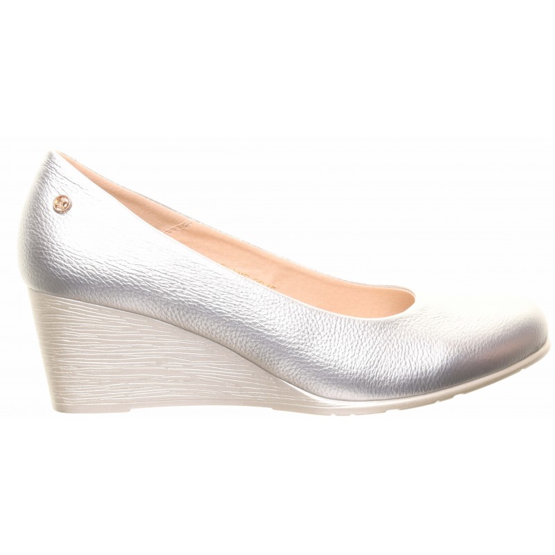 Zanni & Co Silver Wedge Shoes
