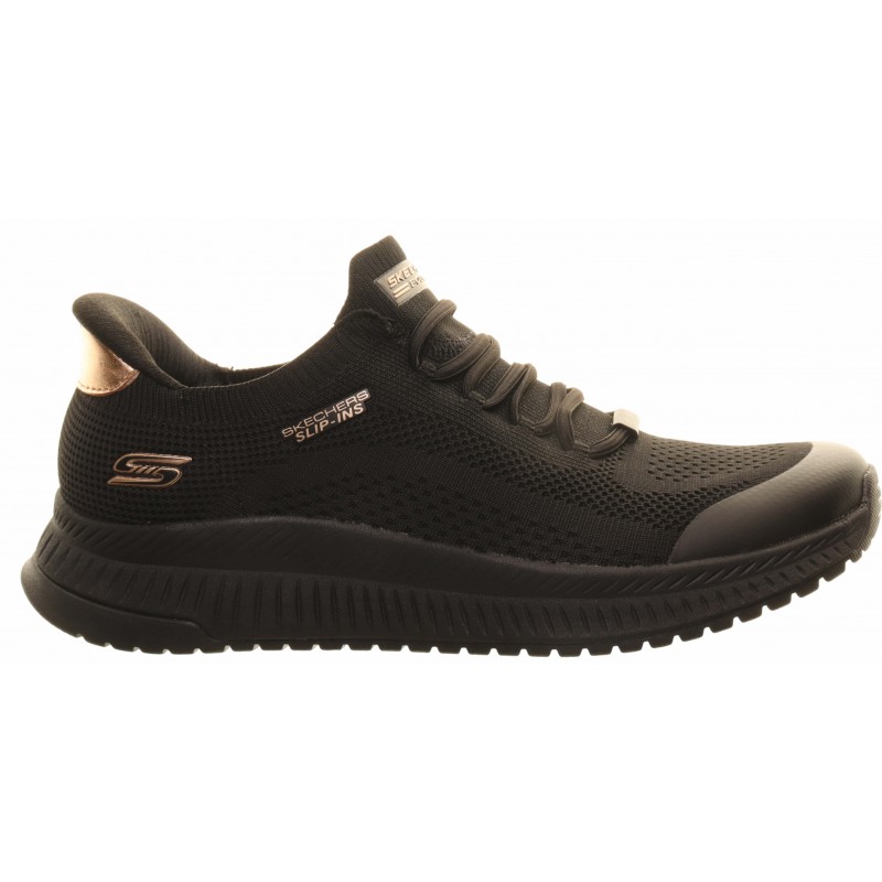 Skechers Black Slip- Ins Bobs Sport