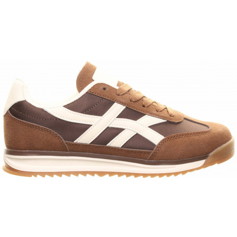 Brown Beige H Stripe Trainer