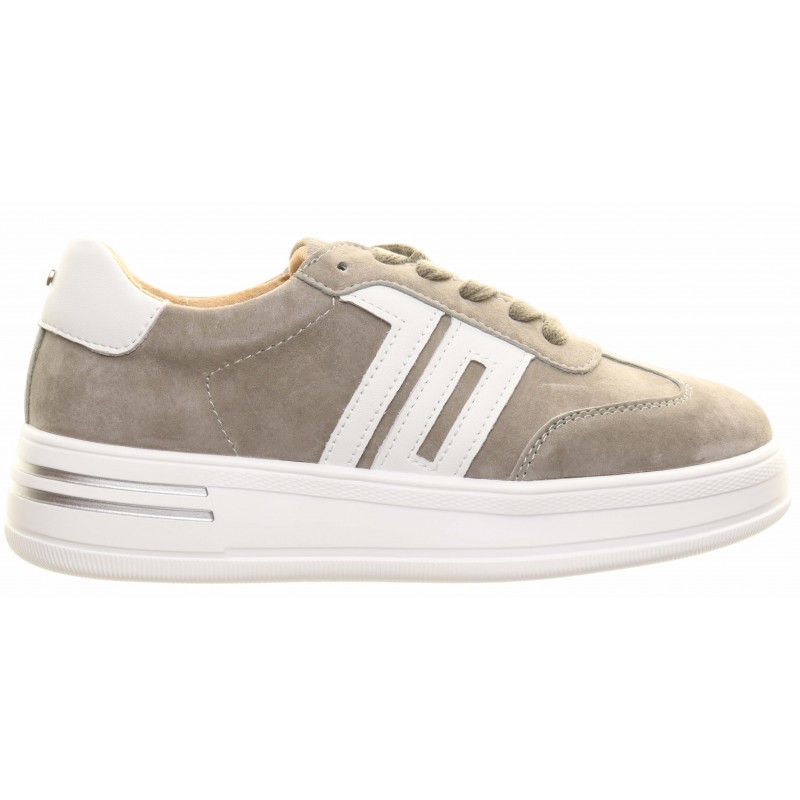 Patrizio Como Green Side Stripe Laced Trainer