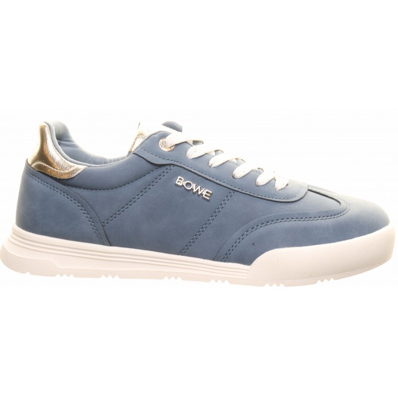 Tommy Bowe Blue Low Wedge Trainer