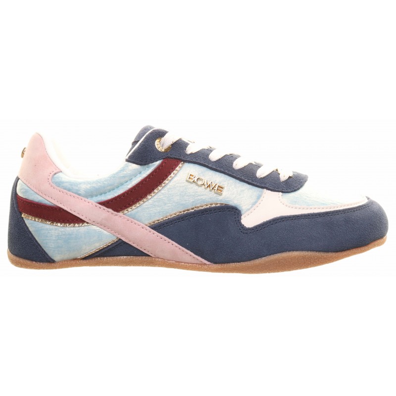 Tommy Bowe Navy Low Profile Multicolour Trainer