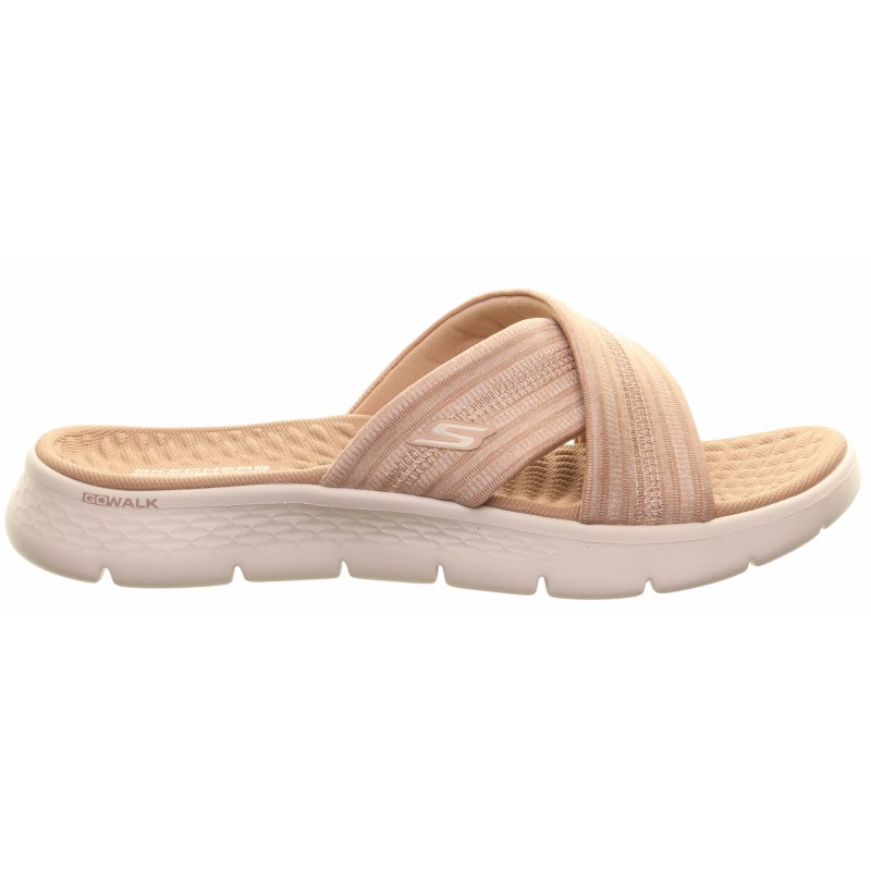 Skechers Taupe Go Walk Flex Sandal