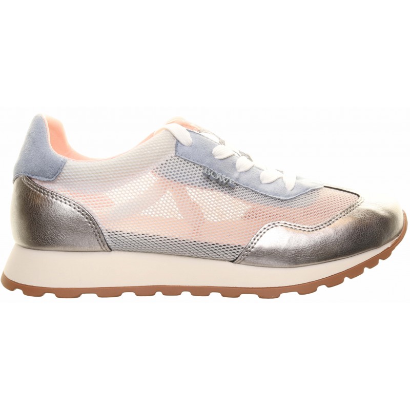 Tommy Bowe Blue Mesh Panel Trainer