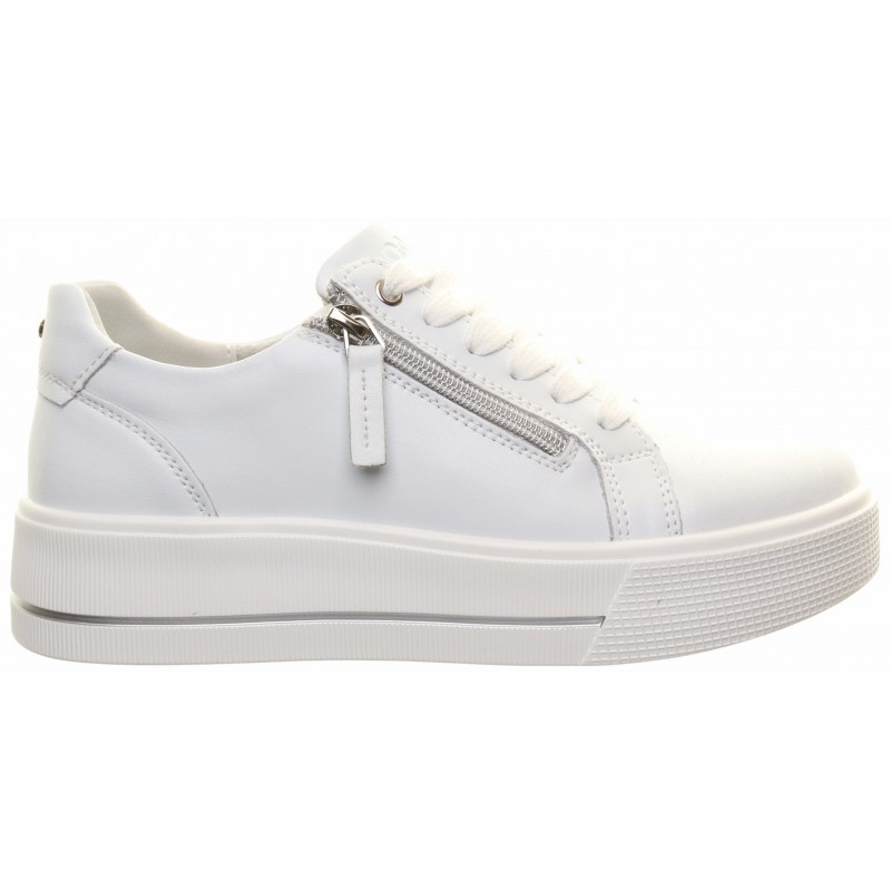 Patrizio Como White Zip Casuals