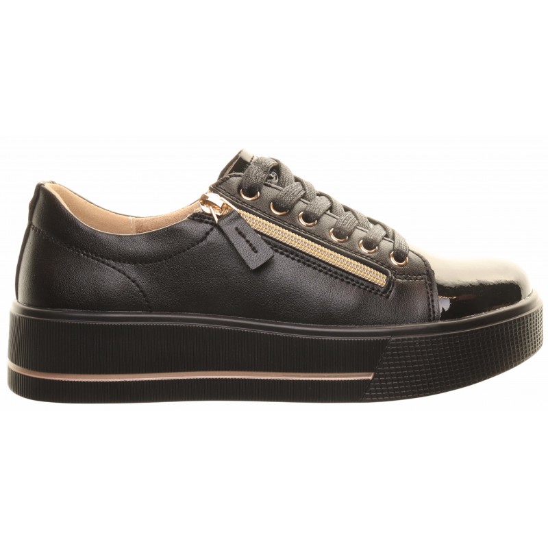 Patrizio Como Black Zip Casuals