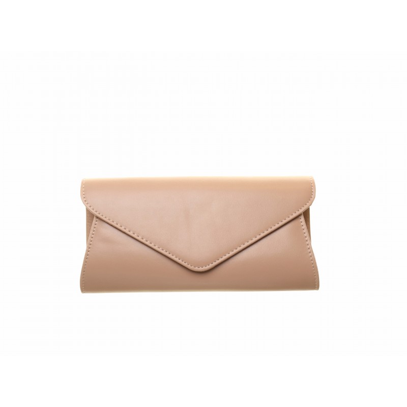 Nude Envelope Clutch Bag