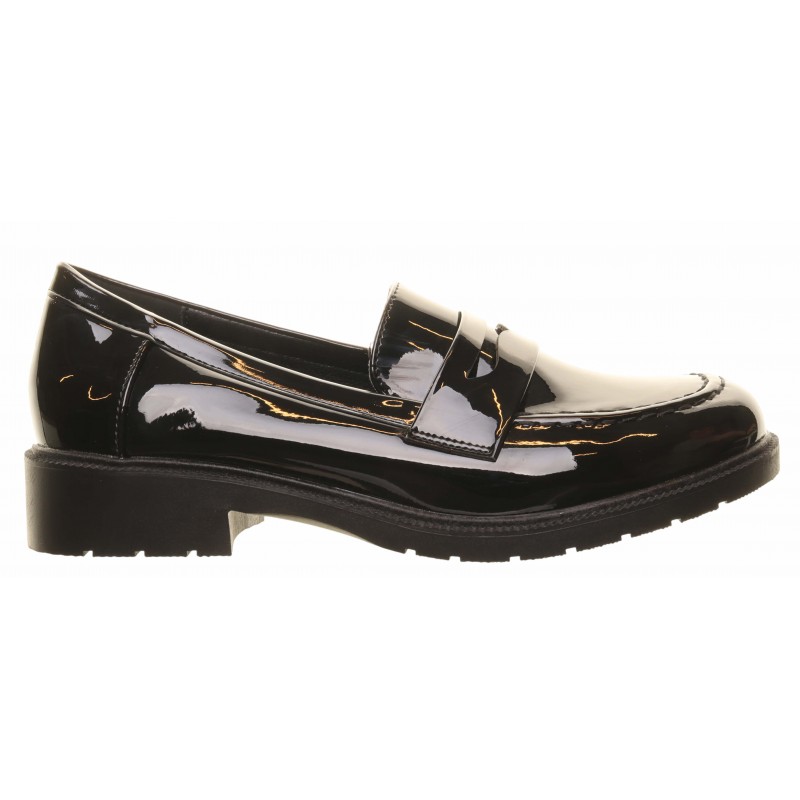 Black Flat Loafers