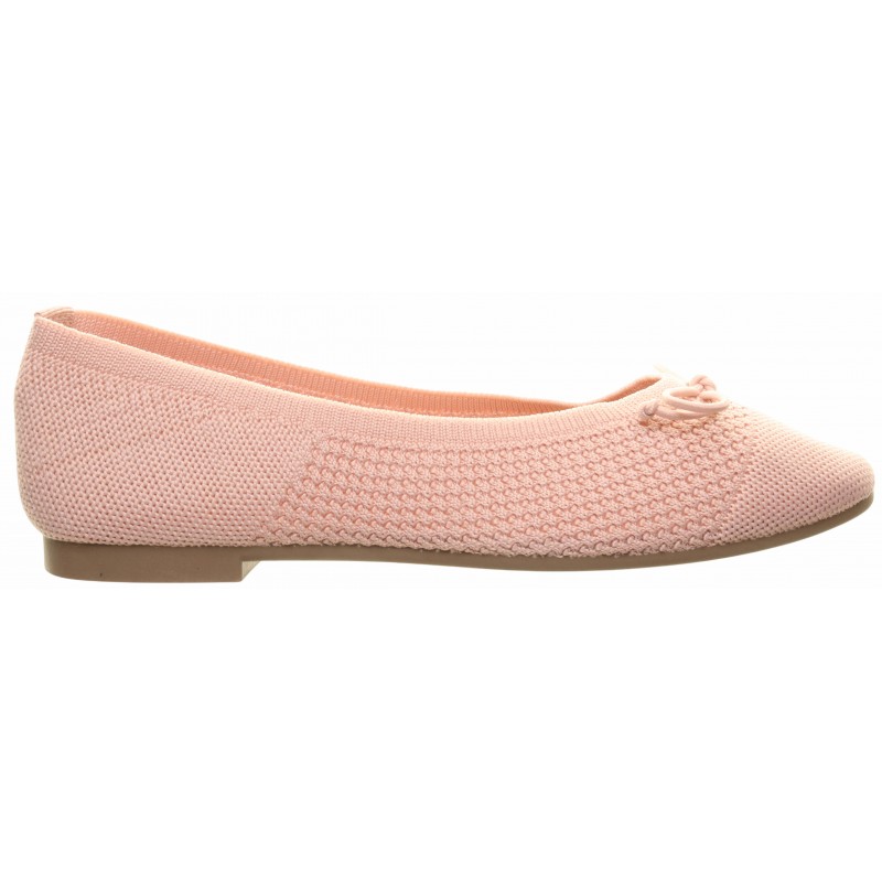 Pink Stretch Flat Pump