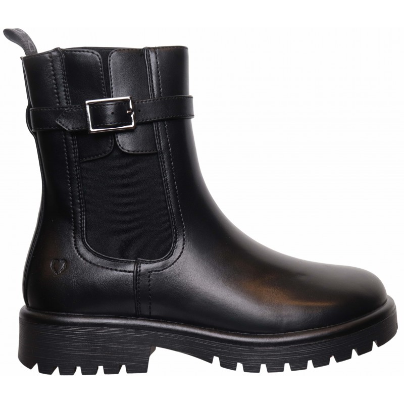 Heavenly Feet Buckle Chunky Chelsea Boot
