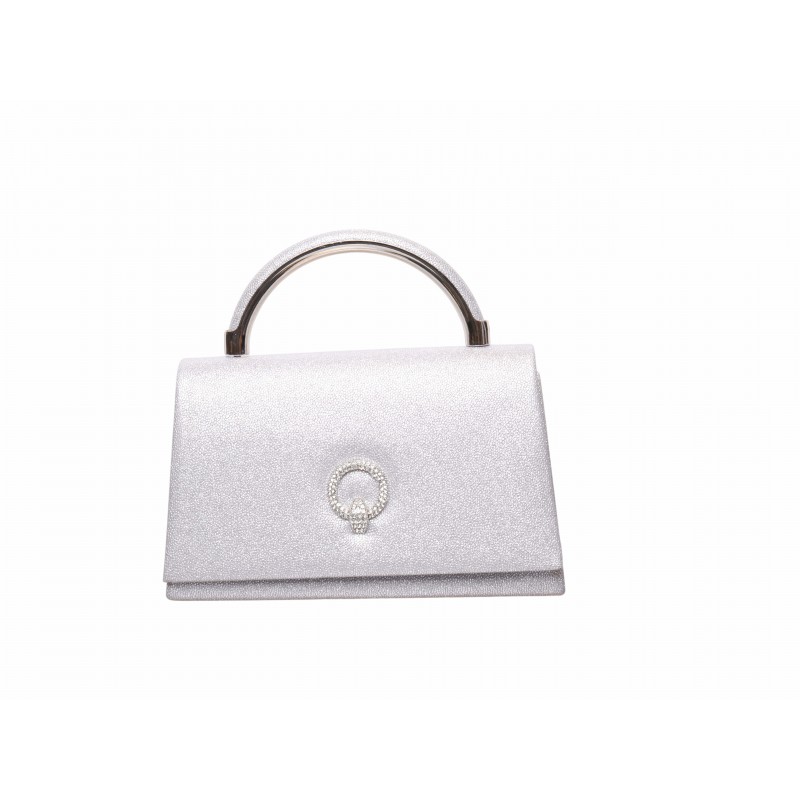 Silver O-ring Dress Handle Bag
